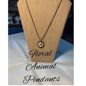NWT Handmade Floral Animal Pendants See Description 4 Details